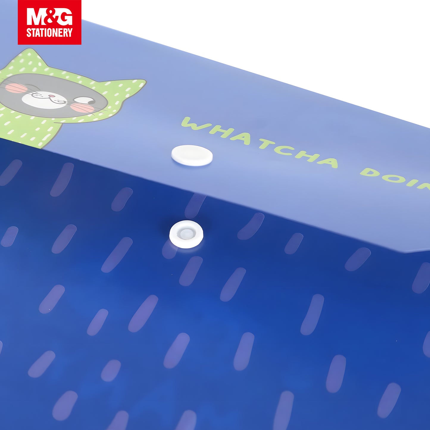 M&G "So Many Cats" A4 0.2mm PP Button File Bag 360s/Set (ADM929FM)