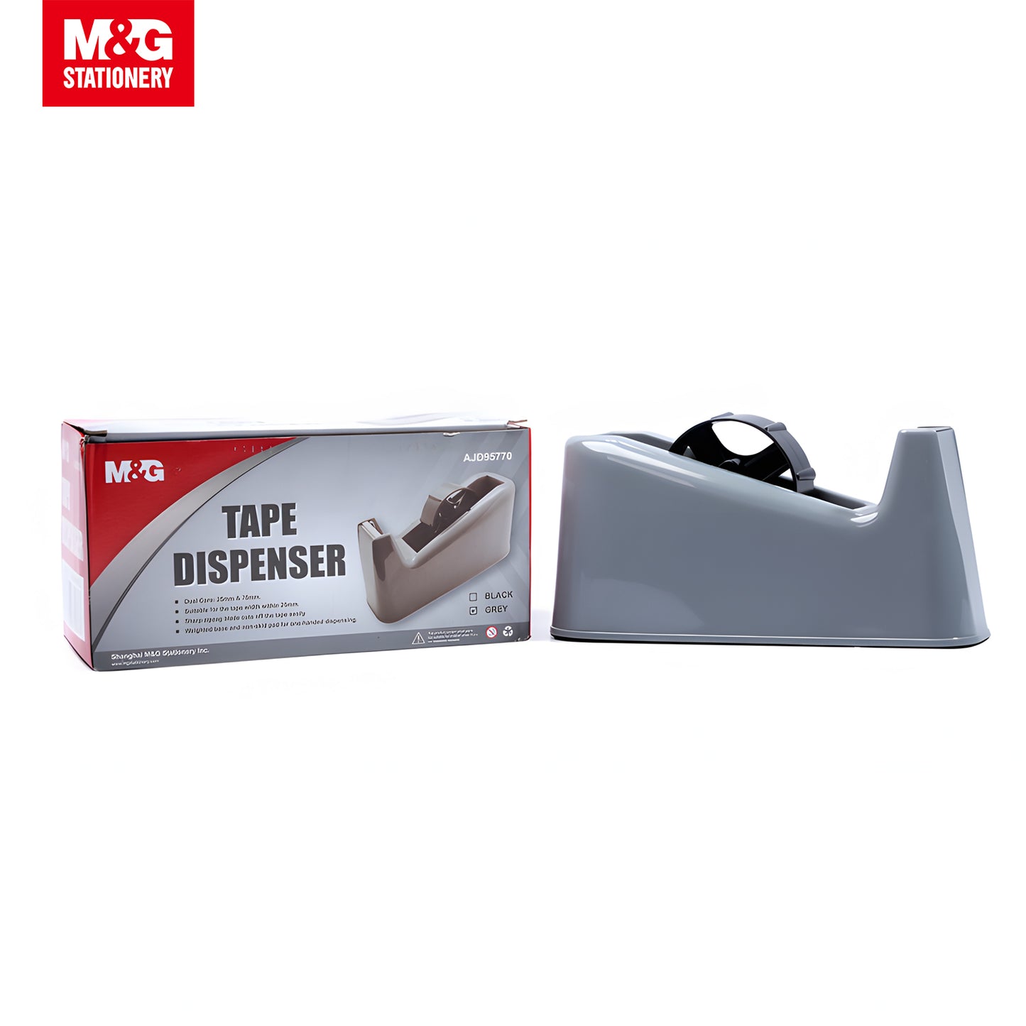 M&G Dual-Core Tape Dispenser 25mm & 75mm (AJD95770)
