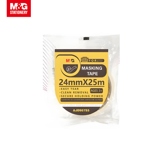 M&G Masking Tape 24mm x 25M (1 Roll) 108s/Set (AJD957S5)
