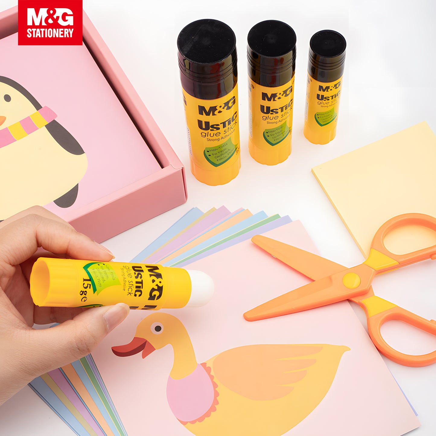 M&G Ustic Glue Stick Strong Adhesive PVA 36G 12s/Set (ASG97157)