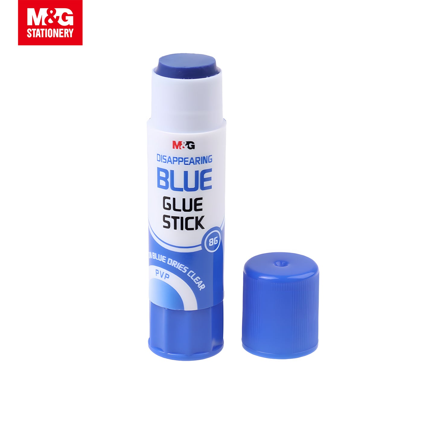 M&G Disappearing Blue Glue Stick PVP Safety Formula 8g 24s/Set (ASG971D3)