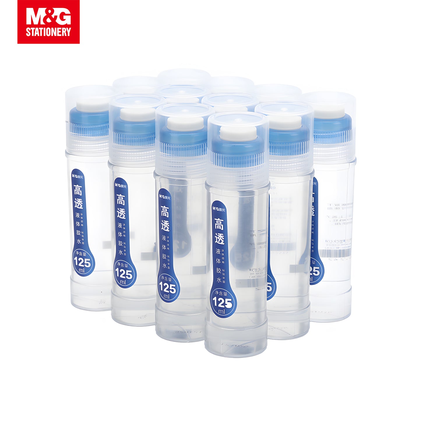 M&G Clear Liquid Glue Highly Transparent 125ml 12s/Set (AWG97049)