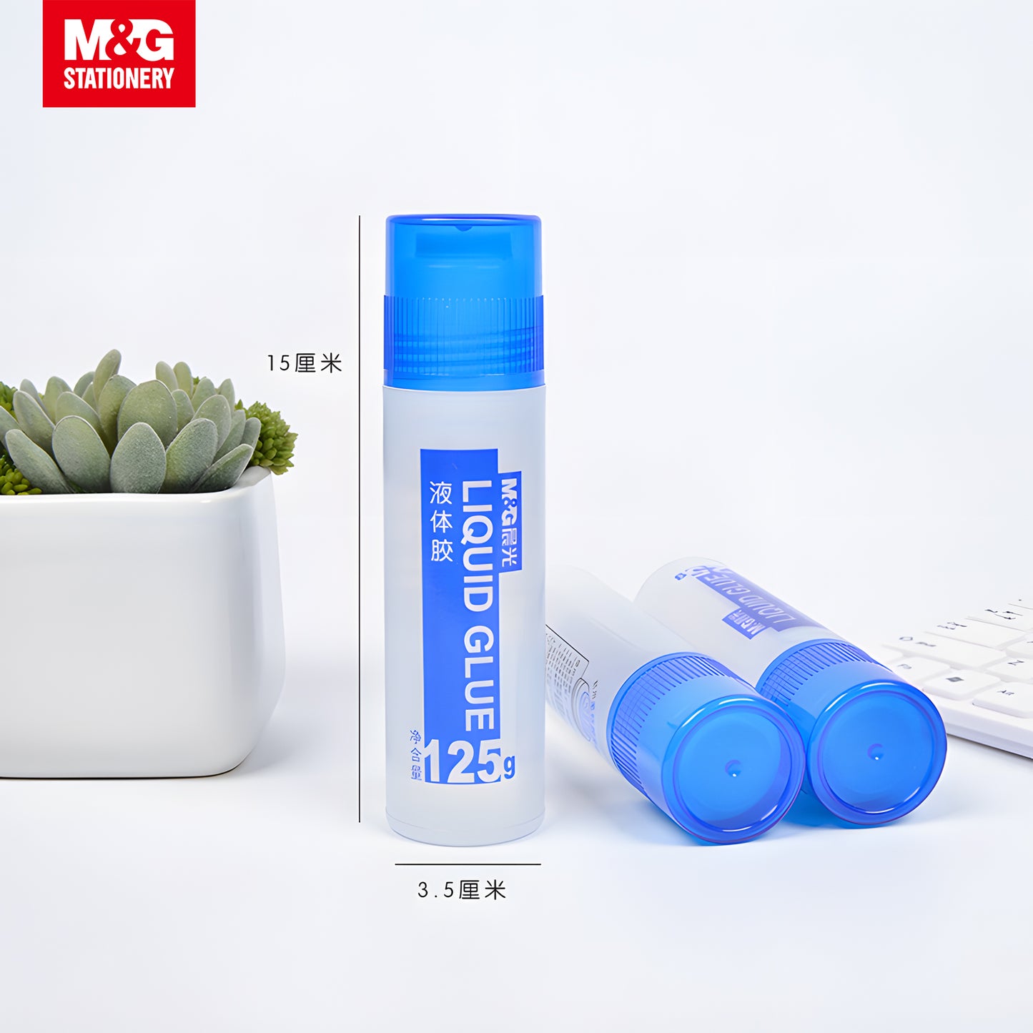 M&G Liquid Glue With Rubber Head 125ml 12s/Set (AWG97035)