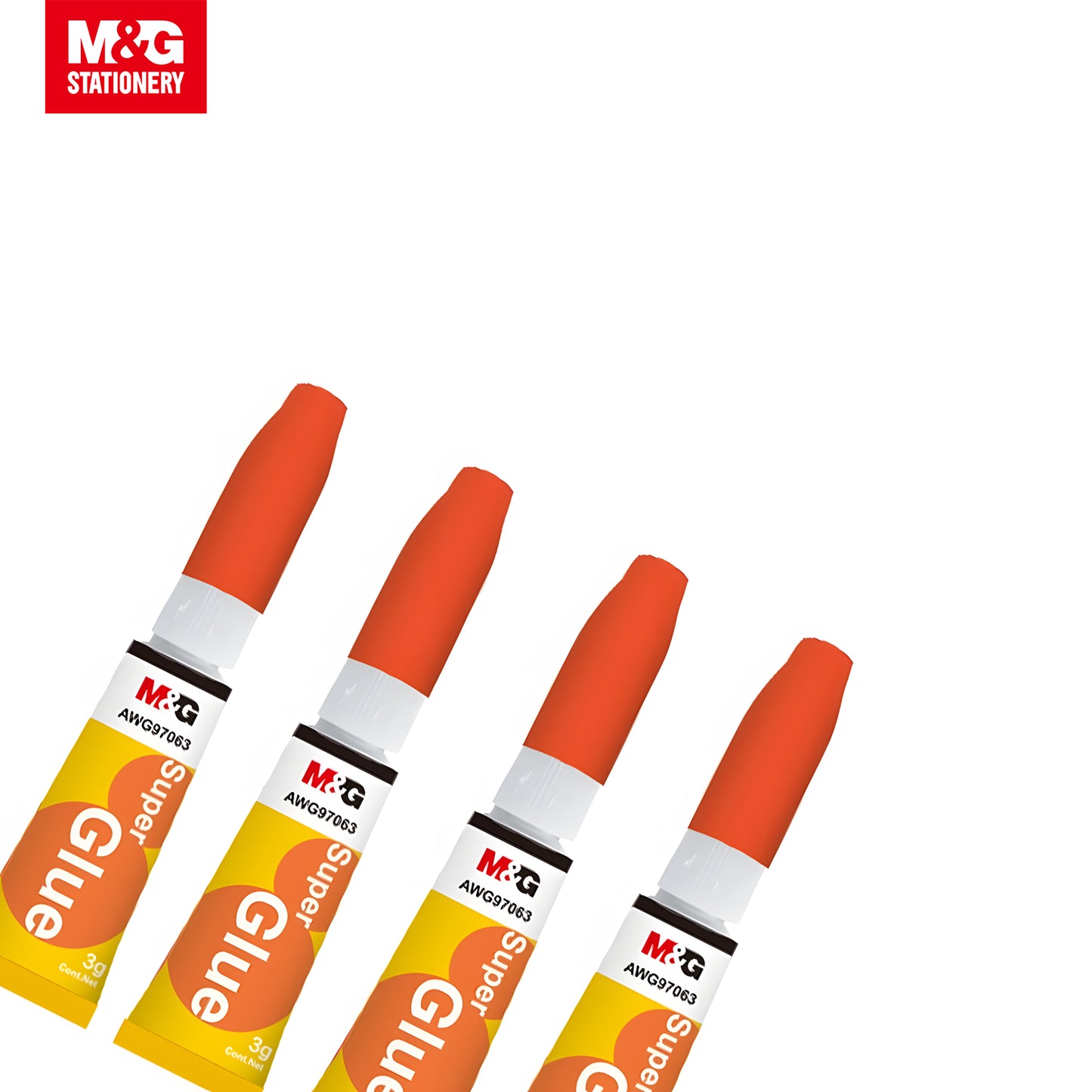 M&G Ultra Fast Super Glue Extremely Strong 3g 192s/Set (AWG97063)