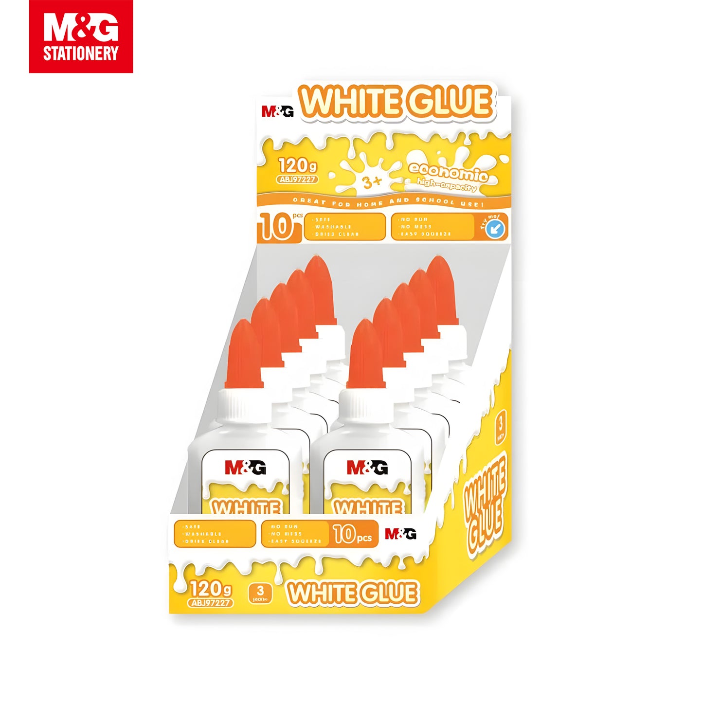 M&G Washable White Glue 120g Set (ABJ97227 & ABJ97228)