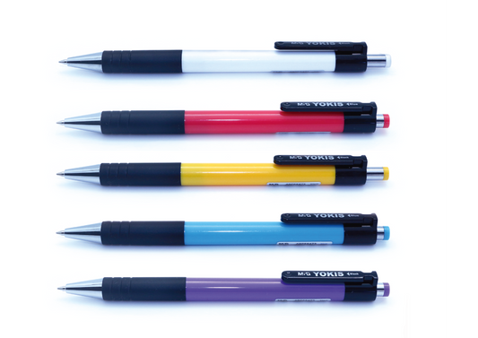 M&G Yokis Retractable Ball Pen 0.7mm Blue 40s/Set (ABP88473220714H)