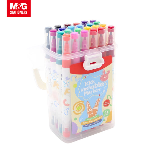 M&G Easy Washable Watercolour Marker 24 Colors (APMT3412)
