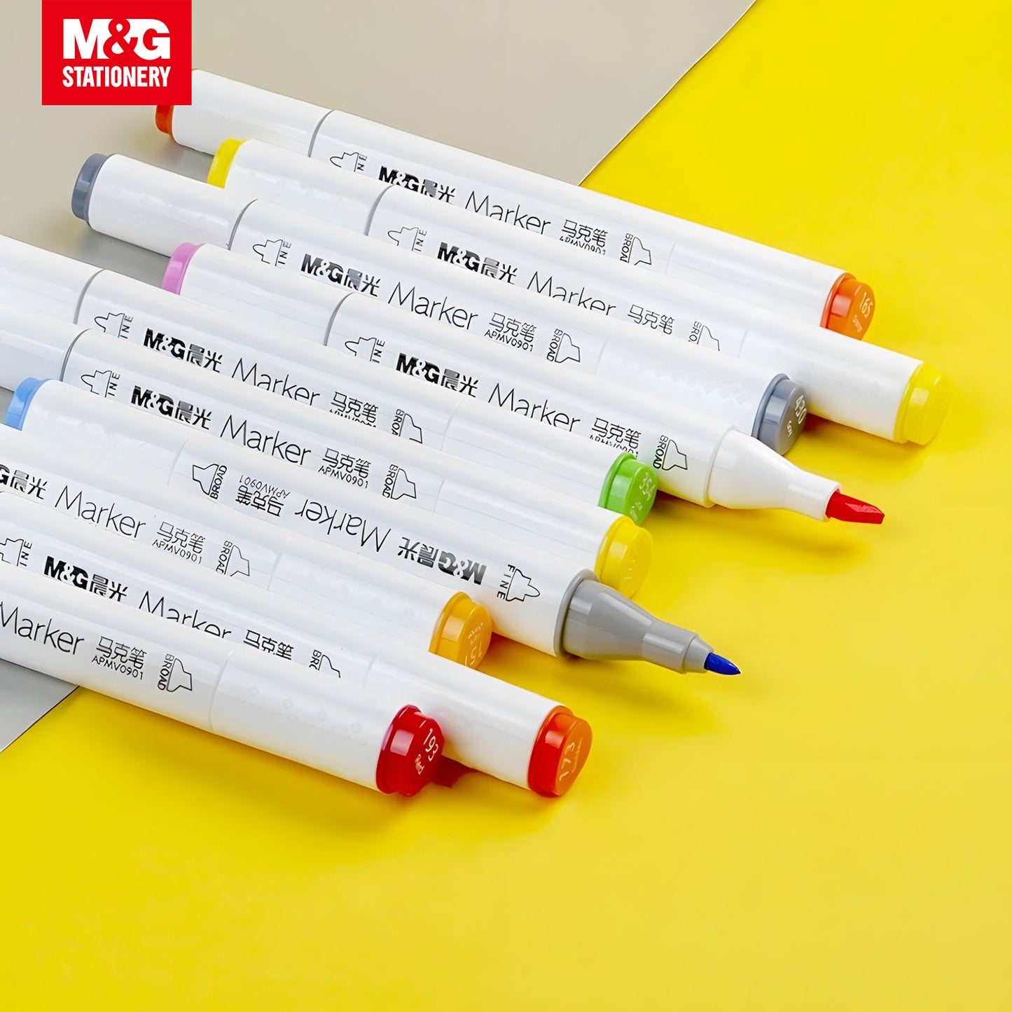 M&G Double Tip Triangle Art Marker 108 Colors (APMV0907)