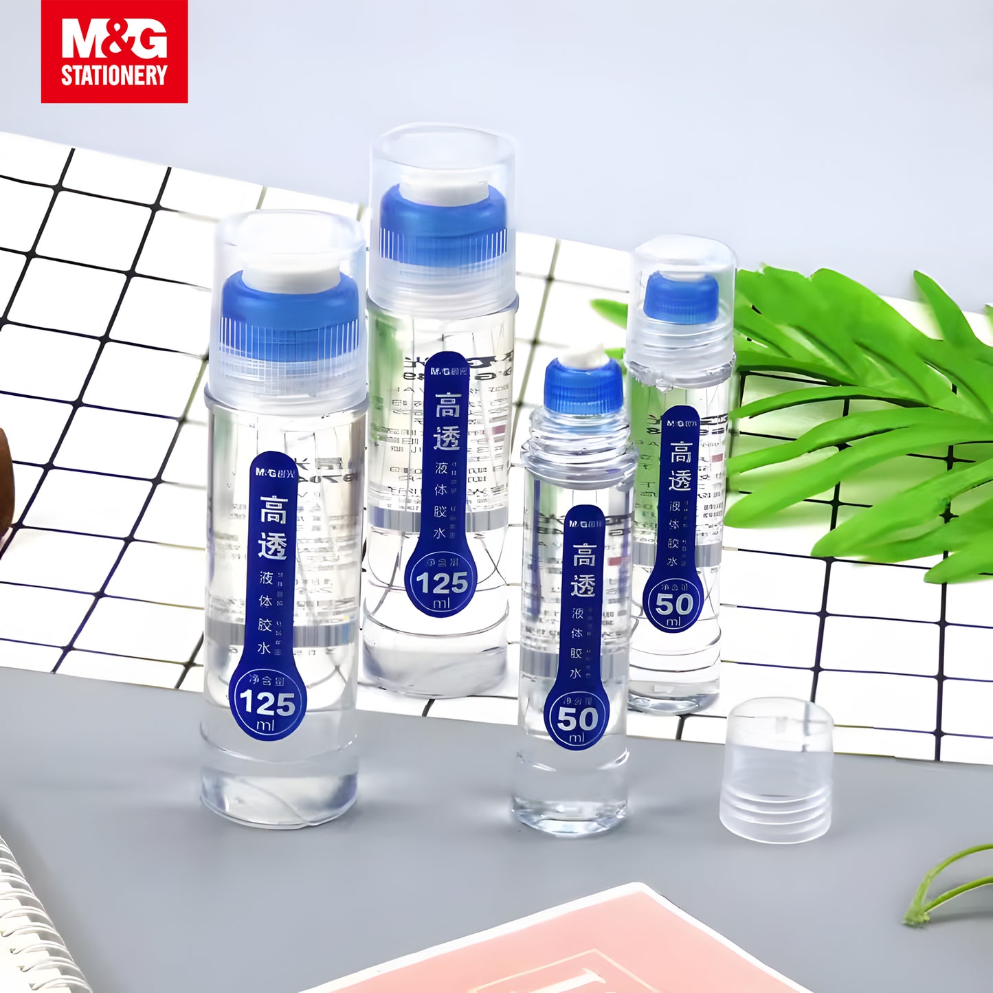 M&G Clear Liquid Glue Highly Transparent 50ml 24s/Set (AWG97048)