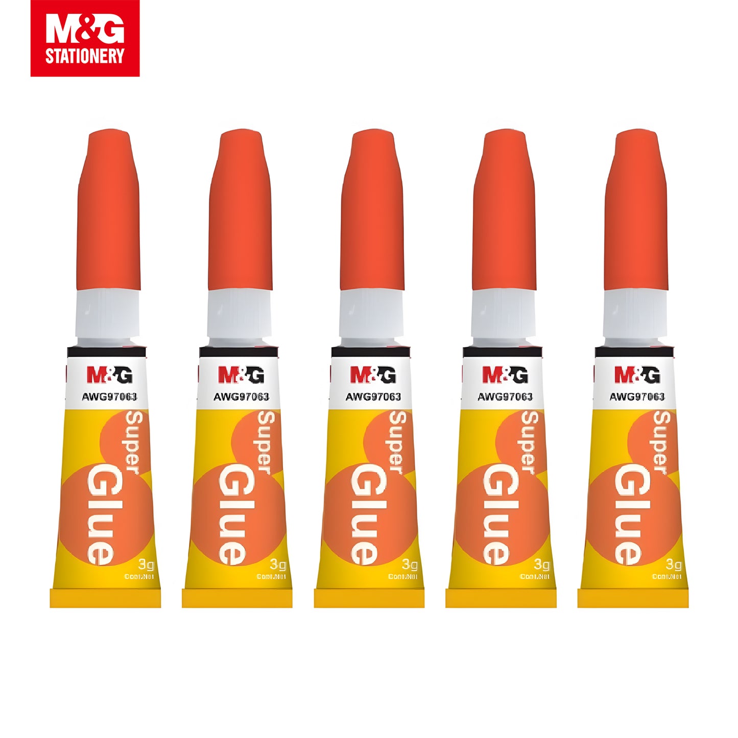M&G Ultra Fast Super Glue Extremely Strong 3g 192s/Set (AWG97063)
